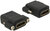 Delock 85125 HDMI anya - HDMI anya rögzítővel adapter -Fekete