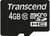 Transcend 4GB micro SDHC CL10 memóriakártya
