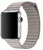Apple Watch 42mm MNL12ZM/A bőr óraszíj XL - Füstszínű