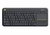 Logitech Wireless Touch Keyboard K400 Plus HTPC-billentyűzet TV-hez csatlakoztatott számítógépekhez olasz QWERTY kiosztású - fekete