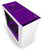 NZXT S340 Window Számítógépház - Matt Fehér/Lila