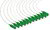 Qoltec 54361 optikai pigtail kábel szett 12x SC/APC SM 2m - ColorMix