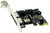 4World 05721 eSATA II x2 + SATA II x2 PCI-E vezérlő kártya