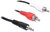 Delock 84942 3.5 mm Jack - 2x RCA (apa - apa) kábel 3m - Fekete