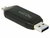 Delock 91734 Micro USB OTG-kártyaolvasó + USB 3.0 A-csatlakozódugóval - Fekete