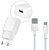 HUAWEI hálózati töltő USB aljzat (5V / 2000mA, 10W, gyorstöltés támogatás + PY0857 microUSB kábel) FEHÉR