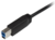 Startech USB315CB2M USB-C - USB-B (apa - apa) kábel 2m - Fekete