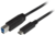 Startech USB315CB2M USB-C - USB-B (apa - apa) kábel 2m - Fekete