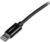 Startech USBLT1MBS USB-A 2.0 - Lightning (apa - apa) kábel 1m - Fekete