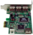 Startech PEXUSB4DP PCIe - 4x USB Port bővítő