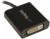 Startech CDP2DVI USB-C apa - DVI-I anya adapter - Fekete