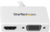 Startech MDP2HDVGAW Mini DisplayPort apa - HDMI + VGA anya adapter - Fehér