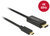 Delock 85290 USB-C - HDMI (apa - apa) kábel 1m - Fekete