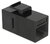 Delock 86381 CAT6 RJ45 (anya - anya) csatlakozó - Fekete