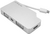 Startech CDPVGDVHDMDP USB-C apa - VGA + DVI + HDMI + Mini DisplayPort anya adapter - Ezüst