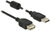 Delock 84882 USB 2.0 Hosszabbítókábel 0.50m - Fekete