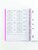 Rexel Joy 125 lapos A4 vonalas spirálfüzet - Rózsaszín