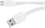 Belkin Mixit Flat microUSB -> USB-A kábel 1.8m - Fehér /Lapos/
