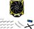Arctic Freezer 33 eSport Edition - Yellow, CPU cooler, s.1151,1150,1155,1156,AM4