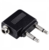 Hama 43357 Jack adapter (3.5mm jack anya - 2x 3.5mm Jack apa)