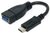 Gembird A-OTG-CMAF3-01 USB-C apa - USB-A anya adapter - Fekete
