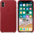 Apple iPhone X gyári Bőr Hátlap Tok - Piros (Product Red)
