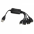 Esperanza EA114 USB 2.0 HUB (3 + 1 port) - Fekete