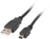 Lanberg CA-USBK-10CC-0003-BK USB 2.0 - Mini USB (apa - apa) kábel 0.3m - Fekete