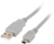 Lanberg CA-USBK-10CC-0018-S USB 2.0 - Mini USB (apa - apa) kábel 1.8m - Szürke