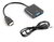 Lanberg AD-0021-BK VGA + audio - HDMI Adapter Fekete