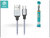 USB - micro USB adat- és töltőkábel 1 m-es vezetékkel - Devia Tube for Android USB 2.4A