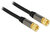 Delock (88918) Antenna kábel F > F, 1m, fekete