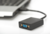 Digitus DA-70840 USB-A apa - VGA anya adapter - Fekete