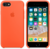 Apple iPhone 7/8 gyári Szilikon Tok - Fahéjnarancs