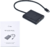 I-TEC C31DUAL4KDP USB-C apa > Dual DisplayPort anya Adapter - Fekete