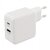 Sweex CH-015WH Hálózati Töltő 2-Kimenet: USB + USB-C (5V / 4.8A) Fehér