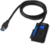 Digitus DA-70326 USB-A apa - SATA anya kábel 1.2m - Fekete