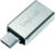 Logilink USB 3.1 C típusú apa -> B típusú anya Adapter - ezüst