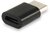 Equip 133472 USB-C -> MicroUSB átalakító apa/anya - Fekete
