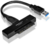 Axagon ADSA-1S6 2.5" USB 3.0 Külső HDD/SSD Ház - Szürke