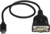 Startech ICUSB232PROC USB-C - RS232 (apa - apa) kábel 0.4m - Fekete