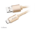 Akasa AK-CBUB34-10GL USB 2.0 A apa - USB 2.0 C Adat- és töltőkábel 1m - Arany