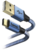 Hama 178295 "REFLECTIVE" USB 2.0 apa - USB-C apa Adat- és töltőkábel 1.5m - Kék