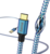 Hama 178295 "REFLECTIVE" USB 2.0 apa - USB-C apa Adat- és töltőkábel 1.5m - Kék