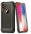 Spigen SGP Pro Guard Apple iPhone X hátlap tok + üvegfólia - Zöld (Katonai)
