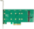 DeLOCK 89536 PCI-Express -> 2x M.2 B-Key adapter