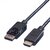 OEM RO11995779 Displayport - HDMI Adapter kábel 1.5m Fekete