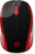 HP 200 Wireless Egér - Fekete/Vörös