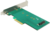 DeLOCK 89472 PCIe x4 -> 1x NVMe M.2 Key-M 110mm Low Profile adapter kártya