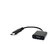 Gembird AB-DPM-VGAF-02 DisplayPort apa - VGA anya adapter - Fekete